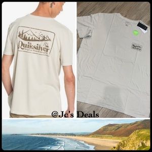🌴 Quiksilver old habits surf tee organic cotton shirt 🌴
